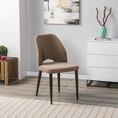 Стул R-Home Стул Ledger Diag beige/т. орех арт. 410123142h_Diag beige_т.орех