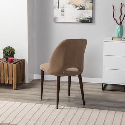 Стул R-Home Стул Ledger Diag beige/т. орех арт. 410123142h_Diag beige_т.орех