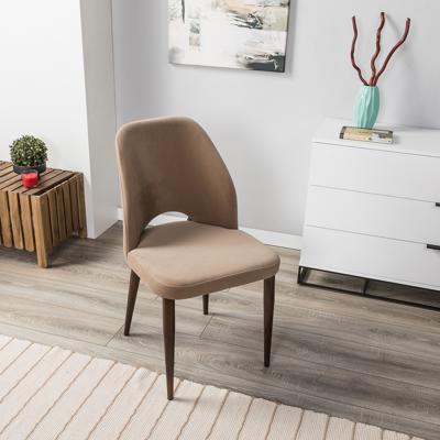 Стул R-Home Стул Ledger Diag beige/т. орех арт. 410123142h_Diag beige_т.орех