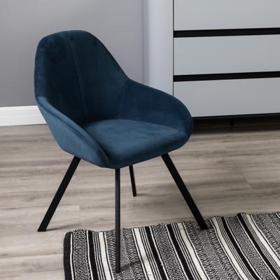 Стул R-Home Кресло Kent Diag blue/Арки арт. 410119157h_Diagblue_Арки
