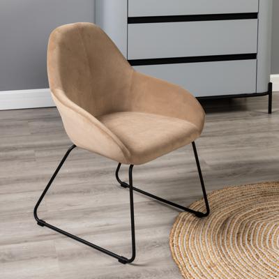 Стул R-Home Кресло Kent Diag beige/Линк арт. 410119133h_Diagbeige_черн_линк