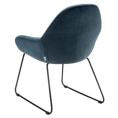 Стул R-Home Кресло Kent Diag blue/Линк арт. 410119153h_Diagblue_черн_линк