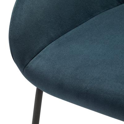 Стул R-Home Кресло Kent Diag blue/Линк арт. 410119153h_Diagblue_черн_линк