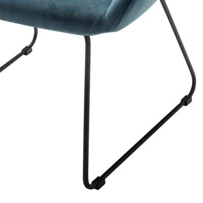 Стул R-Home Кресло Kent Diag blue/Линк арт. 410119153h_Diagblue_черн_линк