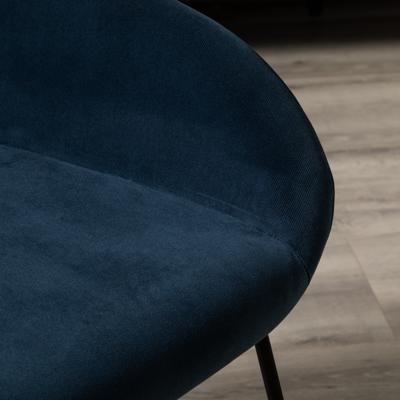 Стул R-Home Кресло Kent Diag blue/Линк арт. 410119153h_Diagblue_черн_линк