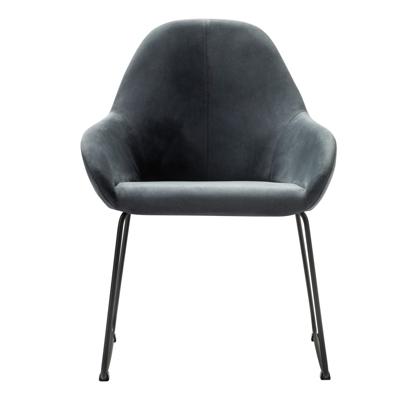 Стул R-Home Кресло Kent Diag grey/Линк арт. 410119143h_Diaggrey_черн_линк