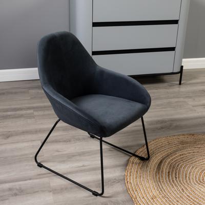 Стул R-Home Кресло Kent Diag grey/Линк арт. 410119143h_Diaggrey_черн_линк