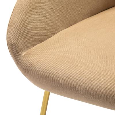 Стул R-Home Кресло Kent Diag beige/Линк золото арт. 410119134h_Diagbeige_золото_линк