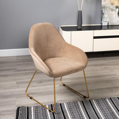 Стул R-Home Кресло Kent Diag beige/Линк золото арт. 410119134h_Diagbeige_золото_линк