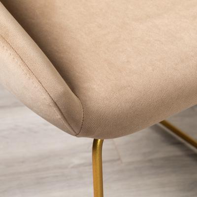 Стул R-Home Кресло Kent Diag beige/Линк золото арт. 410119134h_Diagbeige_золото_линк