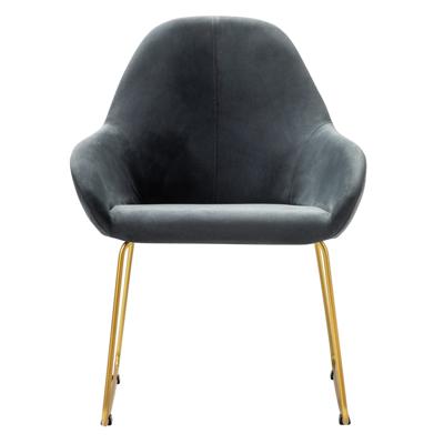 Стул R-Home Кресло Kent Diag grey/Линк золото арт. 410119144h_Diaggrey_золото_линк