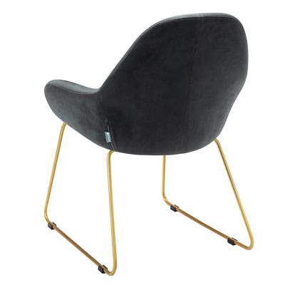 Стул R-Home Кресло Kent Diag grey/Линк золото арт. 410119144h_Diaggrey_золото_линк