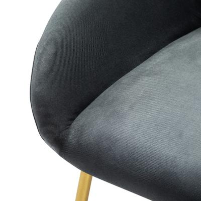 Стул R-Home Кресло Kent Diag grey/Линк золото арт. 410119144h_Diaggrey_золото_линк