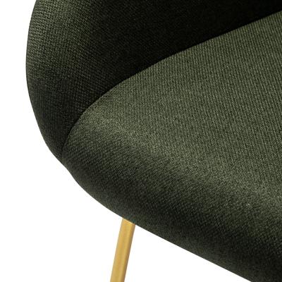 Стул R-Home Кресло Kent тёмно-зеленый/Линк золото арт. 410119124h_ТмЗел_золото_линк