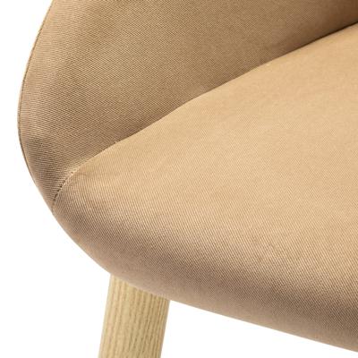 Стул R-Home Кресло Kent Diag beige/нат.дуб арт. 410119131h_Diagbeige_н.дуб