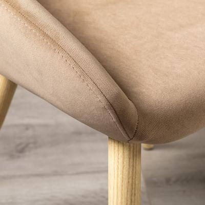 Стул R-Home Кресло Kent Diag beige/нат.дуб арт. 410119131h_Diagbeige_н.дуб