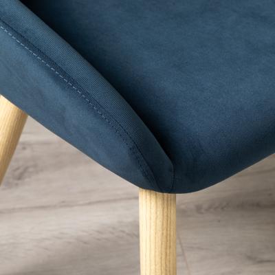 Стул R-Home Кресло Kent Diag blue/нат.дуб арт. 410119151h_Diagblue_н.дуб