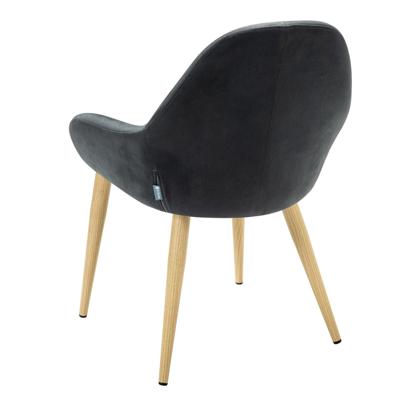 Стул R-Home Кресло Kent Diag grey/нат.дуб арт. 410119141h_Diaggrey_н.дуб