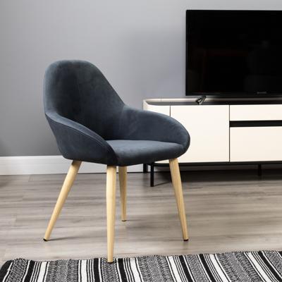 Стул R-Home Кресло Kent Diag grey/нат.дуб арт. 410119141h_Diaggrey_н.дуб