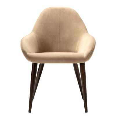 Стул R-Home Кресло Kent Diag beige/т.орех арт. 410119132h__Diagbeige_т.орех