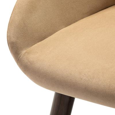 Стул R-Home Кресло Kent Diag beige/т.орех арт. 410119132h__Diagbeige_т.орех