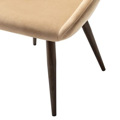 Стул R-Home Кресло Kent Diag beige/т.орех арт. 410119132h__Diagbeige_т.орех