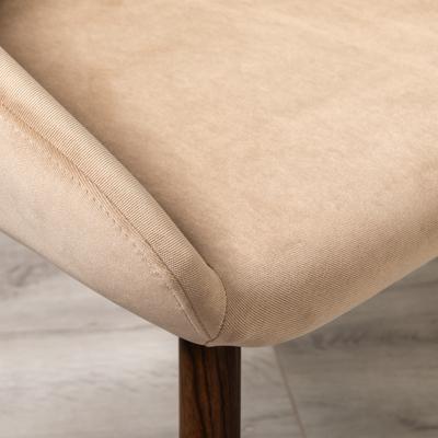 Стул R-Home Кресло Kent Diag beige/т.орех арт. 410119132h__Diagbeige_т.орех