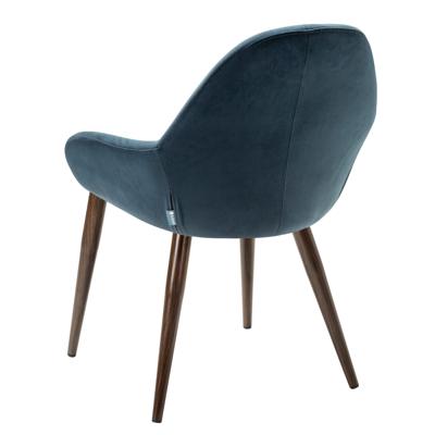 Стул R-Home Кресло Kent Diag blue/т.орех арт. 410119152h__Diagblue_т.орех
