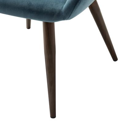 Стул R-Home Кресло Kent Diag blue/т.орех арт. 410119152h__Diagblue_т.орех