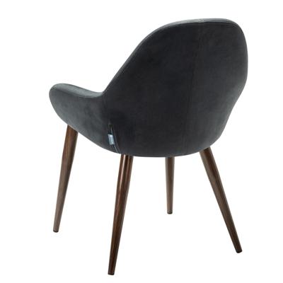 Стул R-Home Кресло Kent Diag grey/т.орех арт. 410119142h__Diaggrey_т.орех