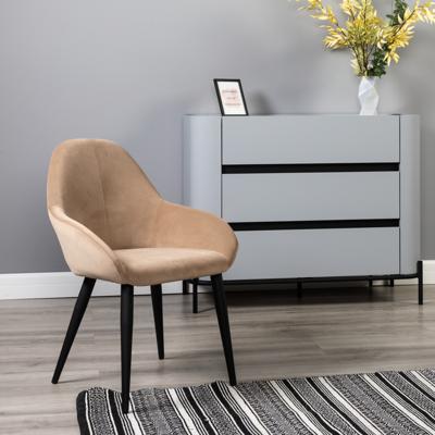 Стул R-Home Кресло Kent Diag beige/черный арт. 410119130h_Diagbeige_черн