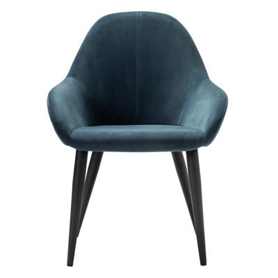 Стул R-Home Кресло Kent Diag blue/черный арт. 410119150h_Diagblue_черн