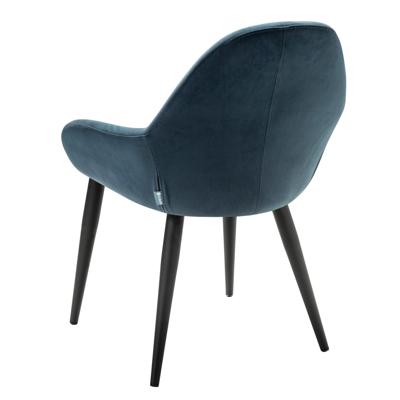 Стул R-Home Кресло Kent Diag blue/черный арт. 410119150h_Diagblue_черн
