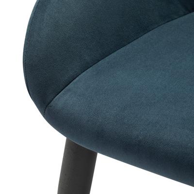 Стул R-Home Кресло Kent Diag blue/черный арт. 410119150h_Diagblue_черн