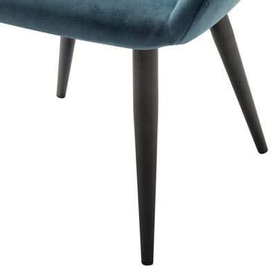 Стул R-Home Кресло Kent Diag blue/черный арт. 410119150h_Diagblue_черн