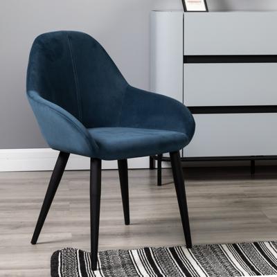 Стул R-Home Кресло Kent Diag blue/черный арт. 410119150h_Diagblue_черн
