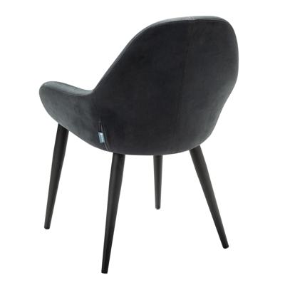 Стул R-Home Кресло Kent Diag grey/черный арт. 410119140h_Diaggrey_черн