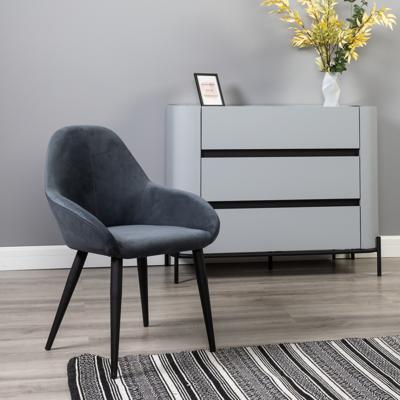 Стул R-Home Кресло Kent Diag grey/черный арт. 410119140h_Diaggrey_черн