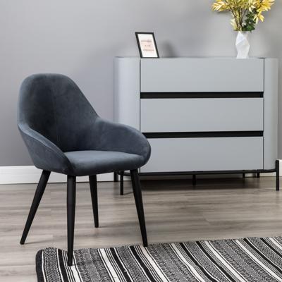 Стул R-Home Кресло Kent Diag grey/черный арт. 410119140h_Diaggrey_черн