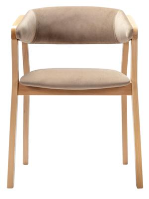 Стул R-Home Кресло Dalia Soft Beige/Натур арт. 400012510h_diagbeige_natur