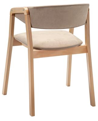 Стул R-Home Кресло Dalia Soft Beige/Натур арт. 400012510h_diagbeige_natur