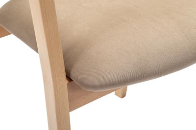 Стул R-Home Кресло Dalia Soft Beige/Натур арт. 400012510h_diagbeige_natur