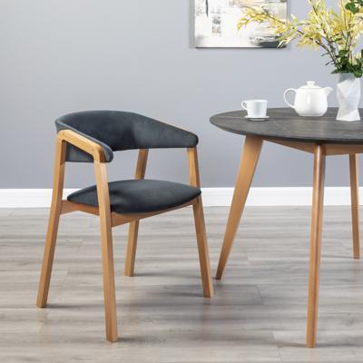Стул R-Home Кресло Dalia Soft Grey/Натур арт. 4000125210h_diaggrey_natur