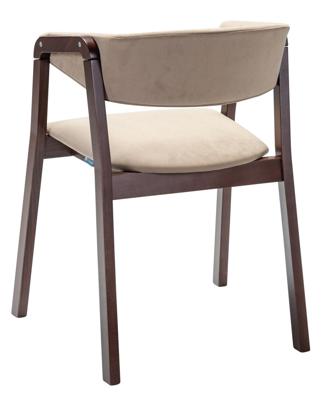 Стул R-Home Кресло Dalia Soft Beige/Темный орех арт. 400012520h_diagbeige_nut