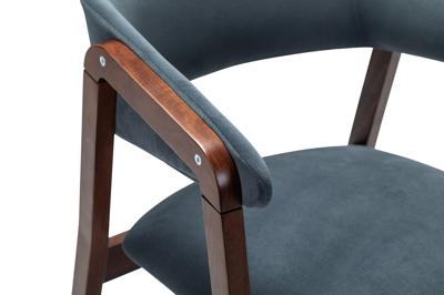 Стул R-Home Кресло Dalia Soft Grey/Темный орех арт. 4000125220h_diaggrey_nut
