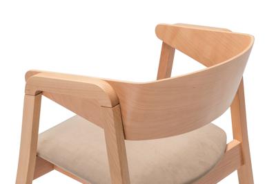 Стул R-Home Кресло Dalia Beige/Натур арт. 400012310h_diagbeige_natur