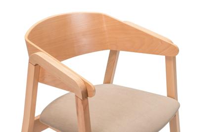 Стул R-Home Кресло Dalia Beige/Натур арт. 400012310h_diagbeige_natur