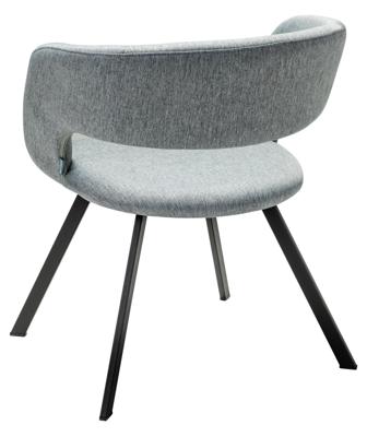 Стул R-Home Кресло Hugs св.сер/Арки арт. 410131118h_Light grey_Арки