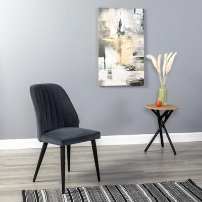 Стул R-Home Стул Alen Diag grey/черный арт. 410127150h_Diag grey_черный
