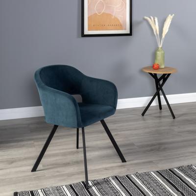 Стул R-Home Кресло Oscar Diag blue/Арки арт. 410118167h_Diag blue_Арки